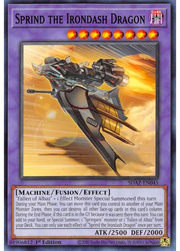 Sprind the Irondash Dragon
