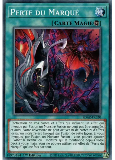 Perte du Marqué