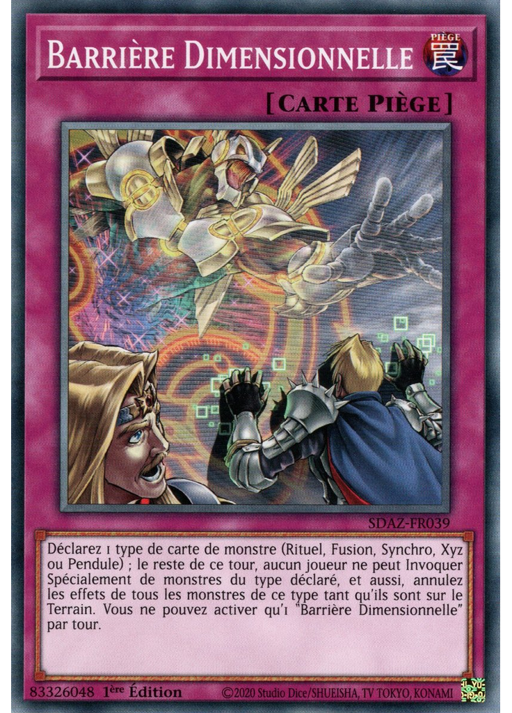 Barrière Dimensionnelle