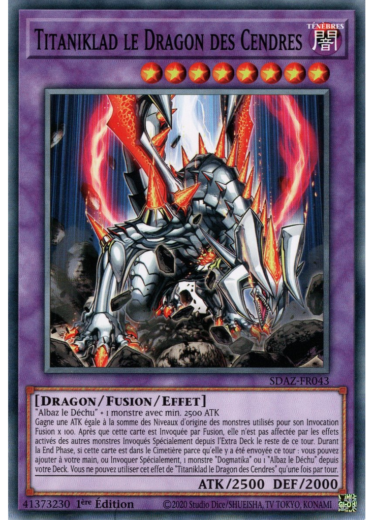 Titaniklad le Dragon des Cendres
