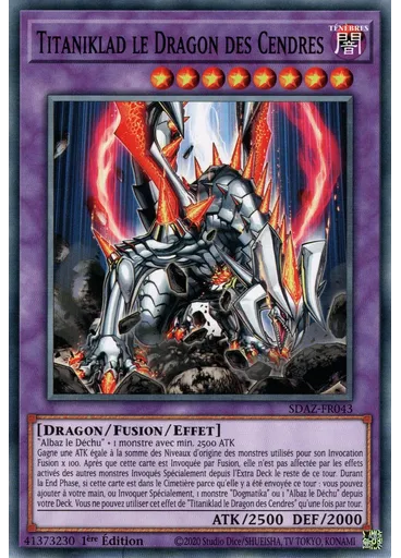 Titaniklad le Dragon des Cendres
