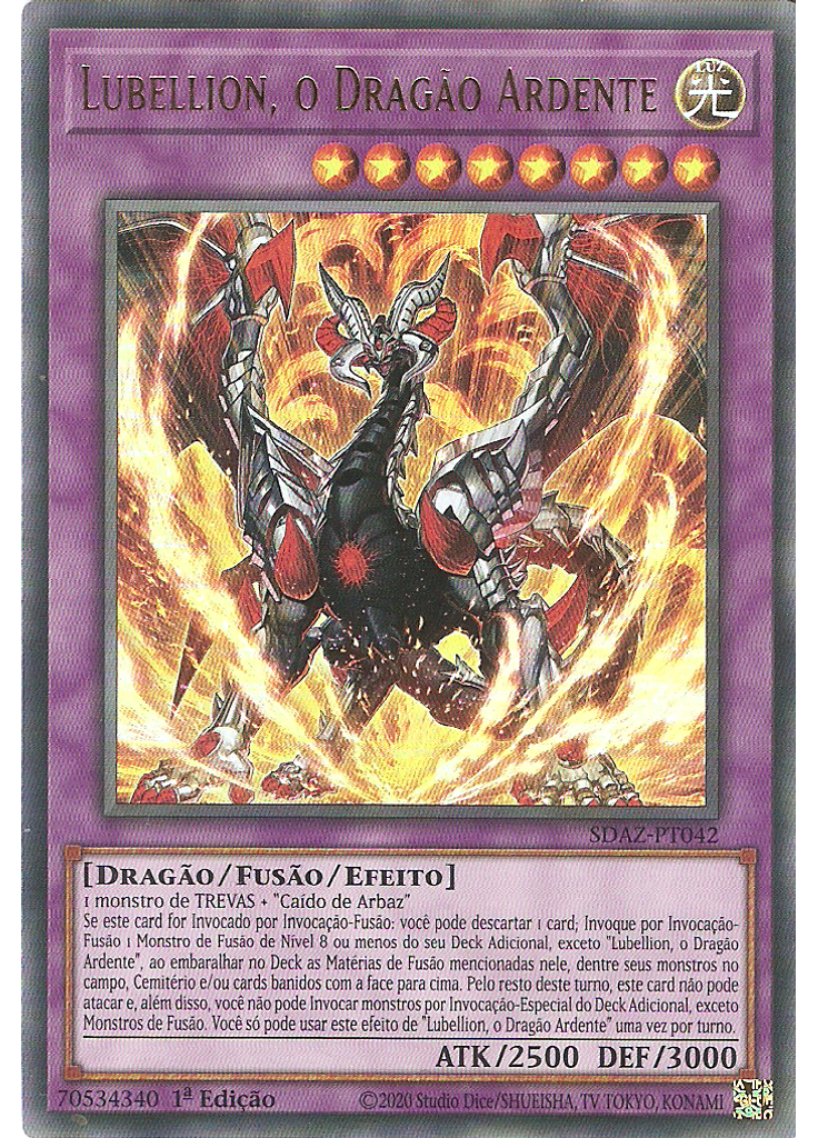 Lubellion, o Dragão Ardente