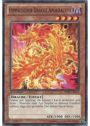 Himmlischer Drache Apokralyph — Saga of Blue-Eyes White Dragon Structure Deck