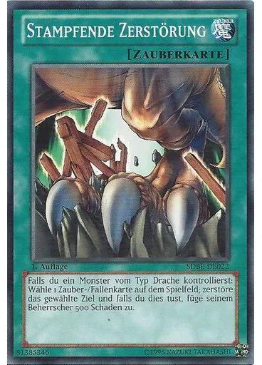 Stampfende Zerstörung — Saga of Blue-Eyes White Dragon Structure Deck