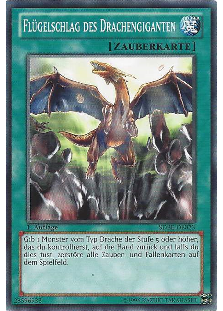 Flügelschlag des Drachengiganten