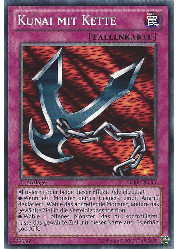 Kunai mit Kette