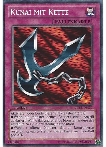 Kunai mit Kette