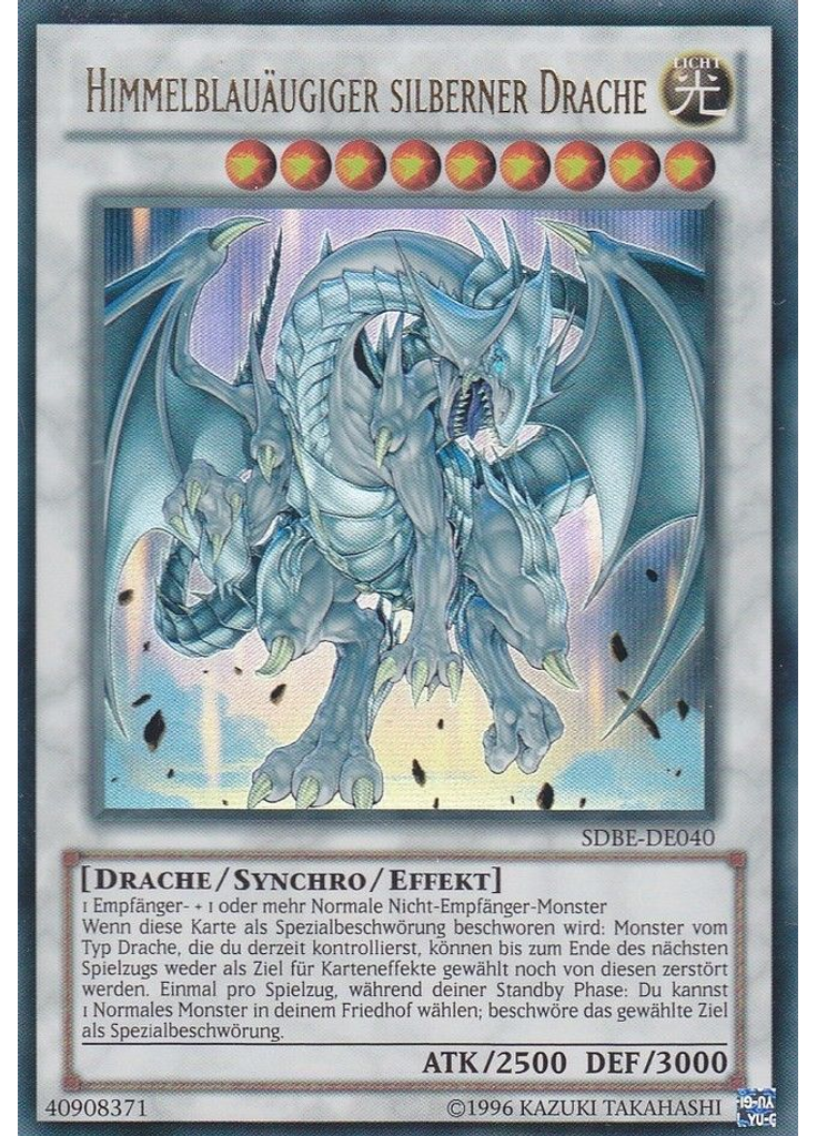Azuräugiger silberner Drache (Ultra Rare Unlimited)