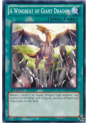 A Wingbeat of Giant Dragon