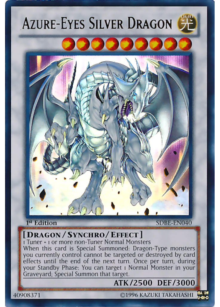 Azure-Eyes Silver Dragon