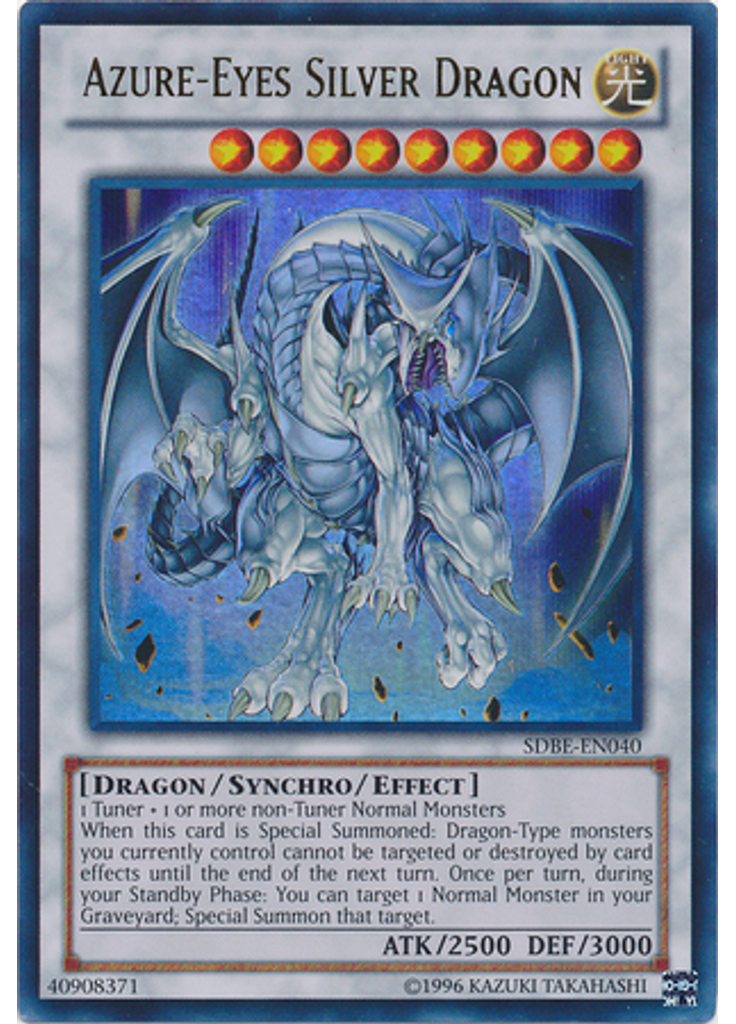 Azure-Eyes Silver Dragon (Ultra Rare Unlimited)