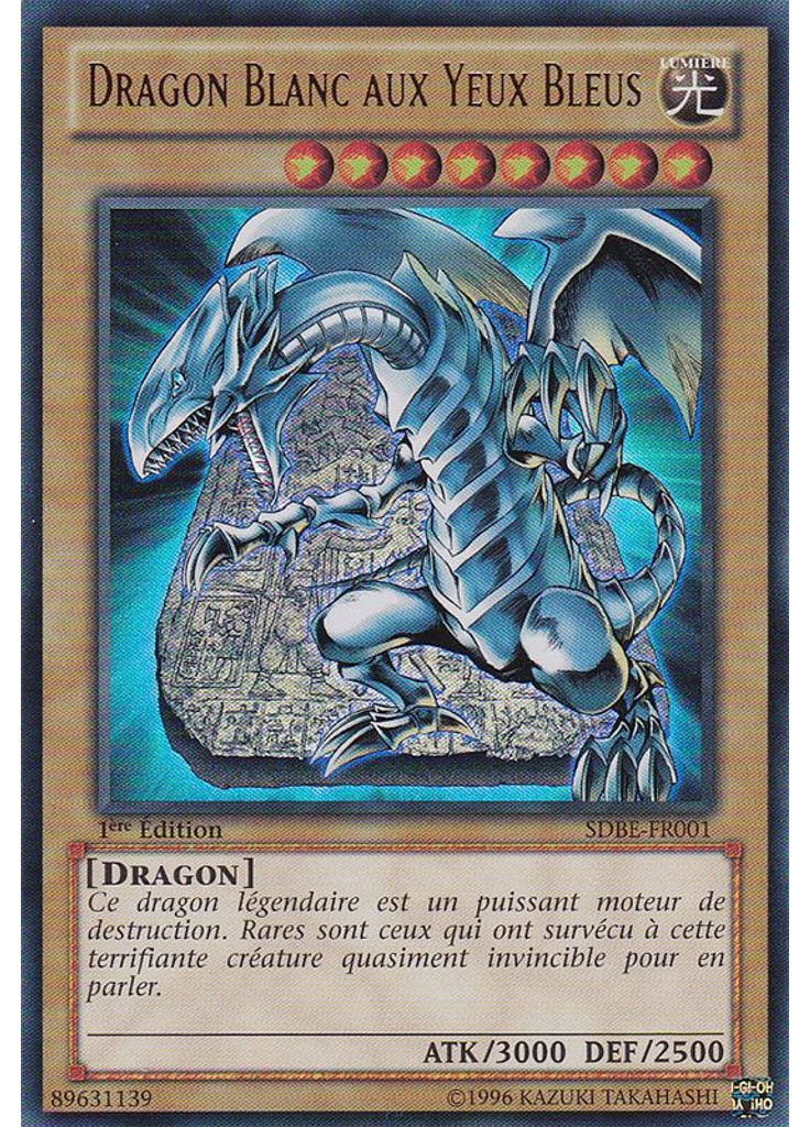 Dragon Blanc aux Yeux Bleus