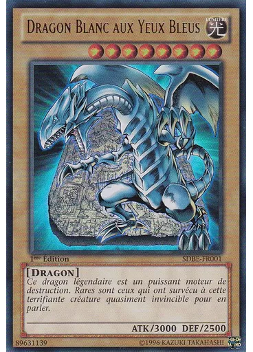 Dragon Blanc aux Yeux Bleus