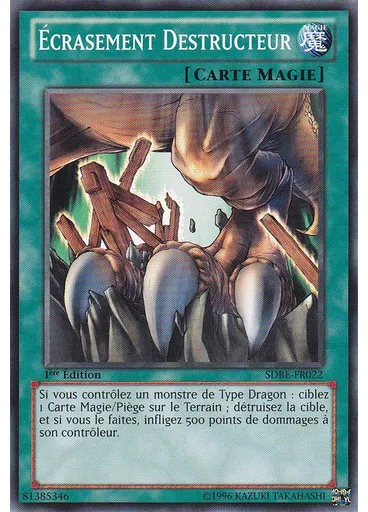 Écrasement Destructeur — La Saga du Dragon Blanc aux Yeux Bleus Deck de Structure