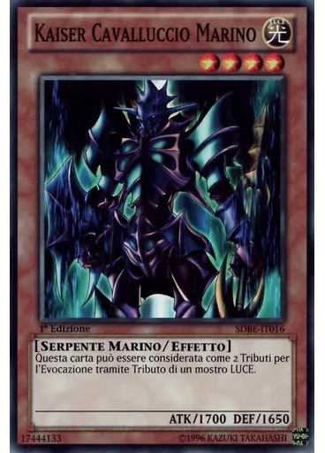 Kaiser Cavalluccio Marino — La Saga del Drago Bianco Occhi Blu Structure Deck
