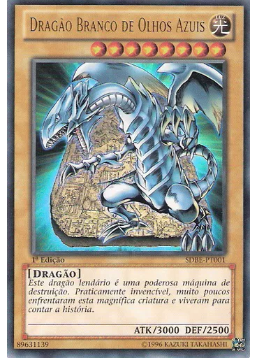 Dragão Branco de Olhos Azuis