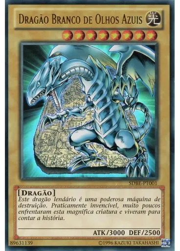 Dragão Branco de Olhos Azuis (Ultra Rare Unlimited)