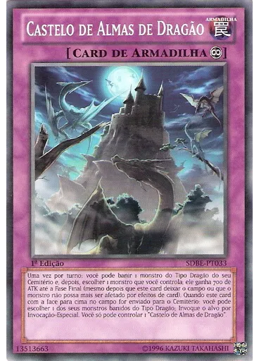 Castelo de Almas de Dragão — Saga do Dragão Branco de Olhos Azuis Deck Estrutural