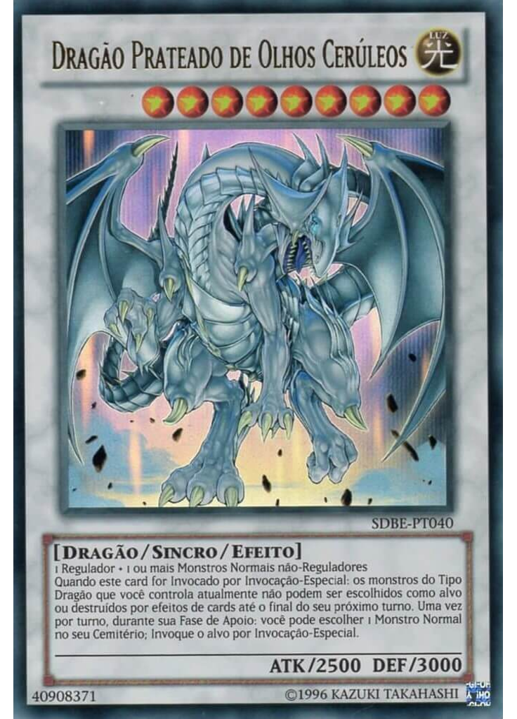 Dragão Prateado de Olhos Cerúleos (Ultra Rare Unlimited)