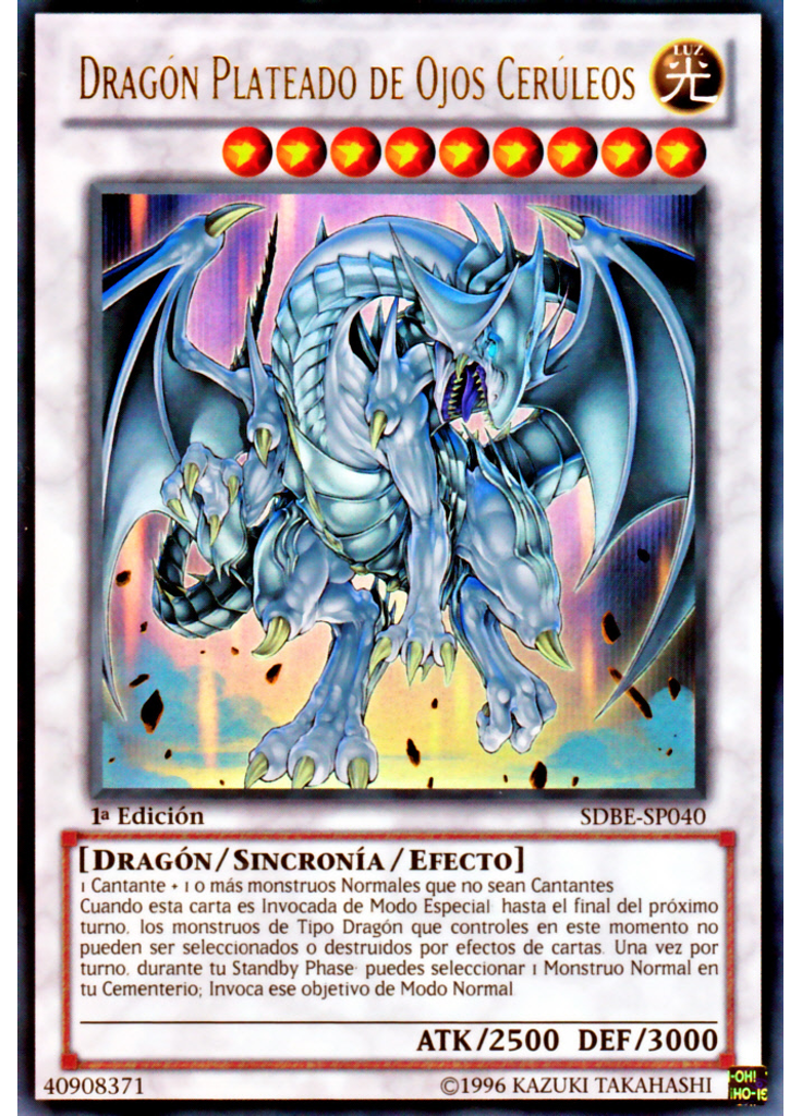 Dragón Plateado de Ojos Cerúleos