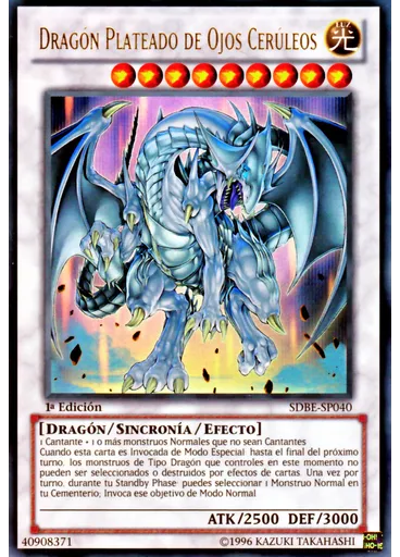 Dragón Plateado de Ojos Cerúleos