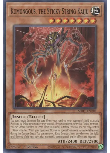 Kumongous, the Sticky String Kaiju