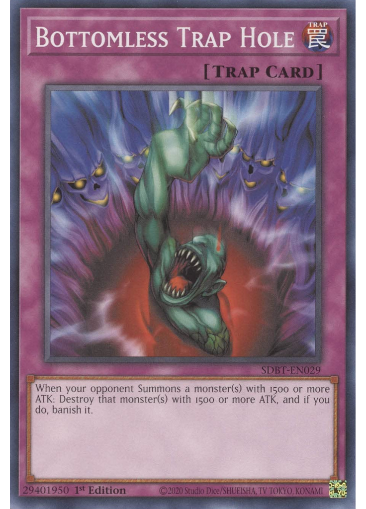 Bottomless Trap Hole