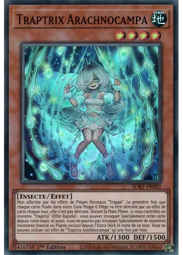 Traptrix Arachnocampa — Deck de Structure : Attention aux Traptrix
