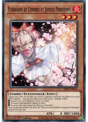 Floraison de Cendres et Joyeux Printemps