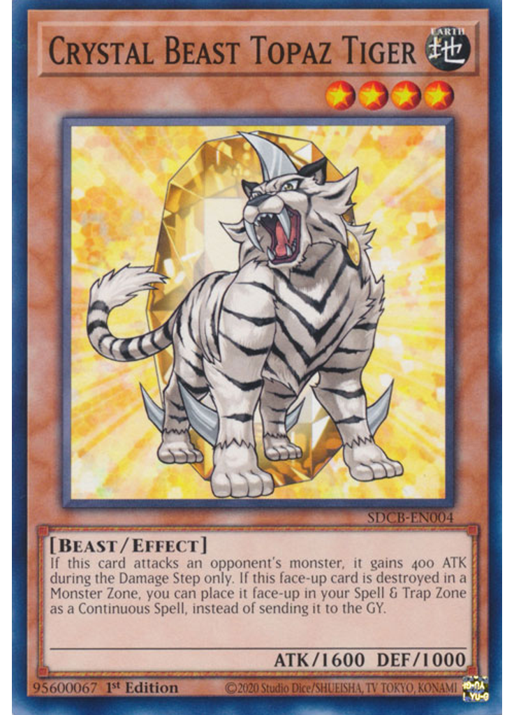 Crystal Beast Topaz Tiger