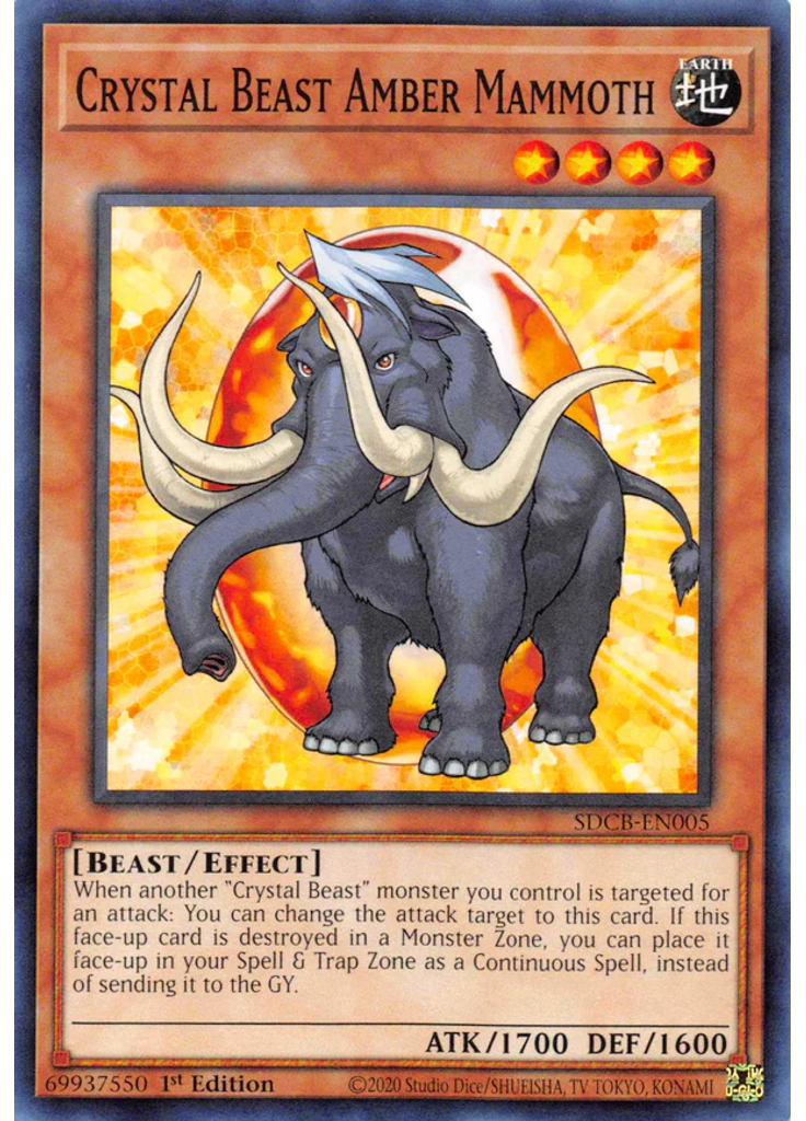 Crystal Beast Amber Mammoth