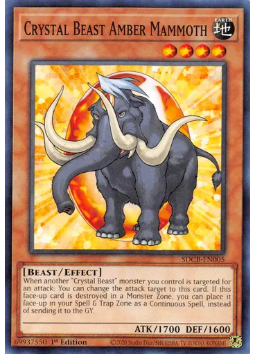 Crystal Beast Amber Mammoth