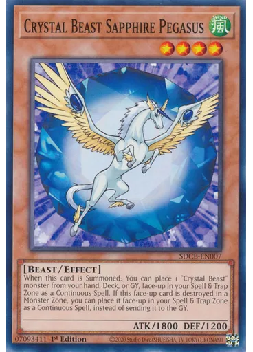 Crystal Beast Sapphire Pegasus