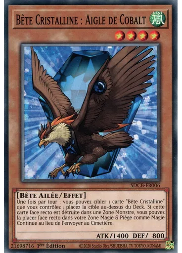 Bête Cristalline : Aigle de Cobalt