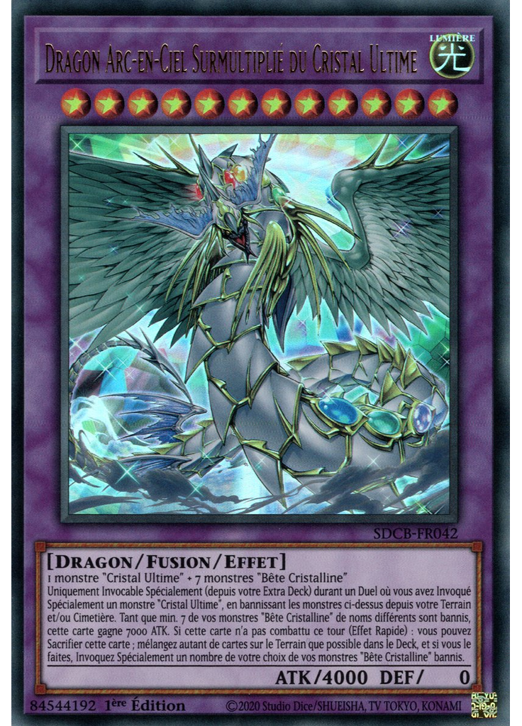 Dragon Arc-en-Ciel Surmultiplié du Cristal Ultime
