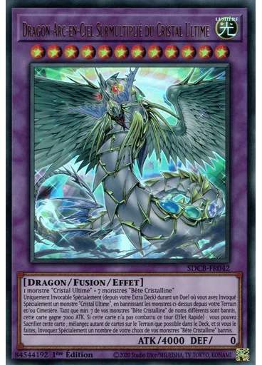 Dragon Arc-en-Ciel Surmultiplié du Cristal Ultime