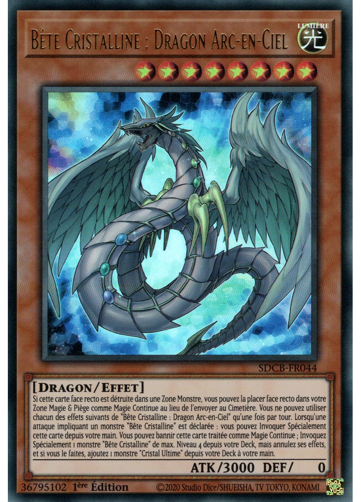 Bête Cristalline : Dragon Arc-en-Ciel