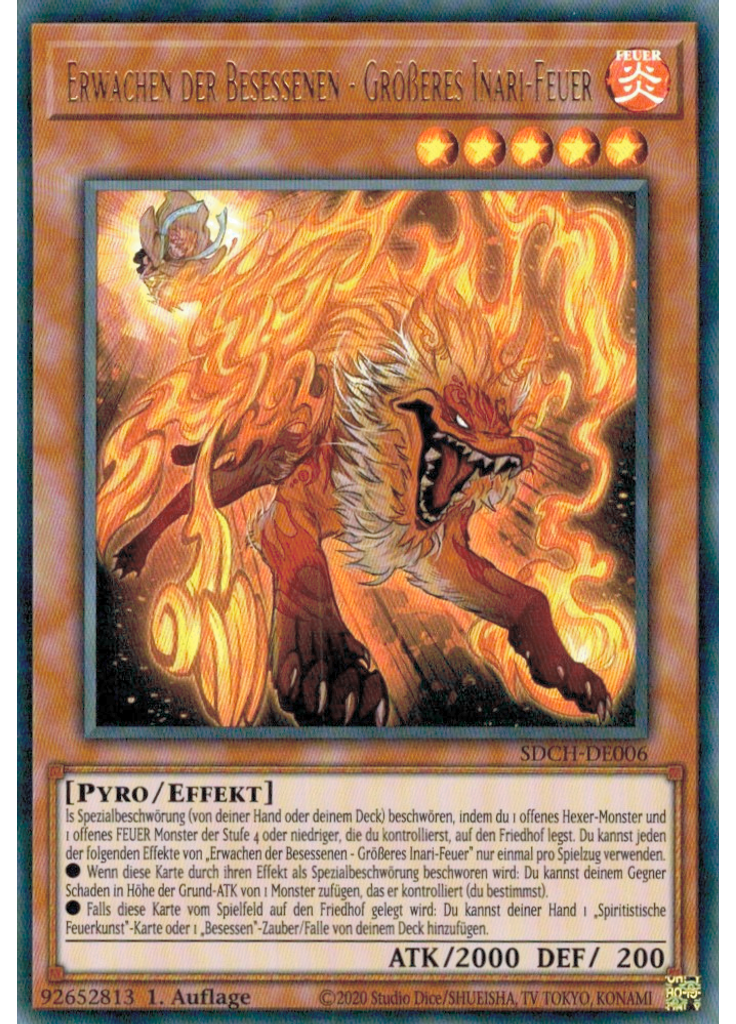 Erwachen der Besessenen - Größeres Inari-Feuer