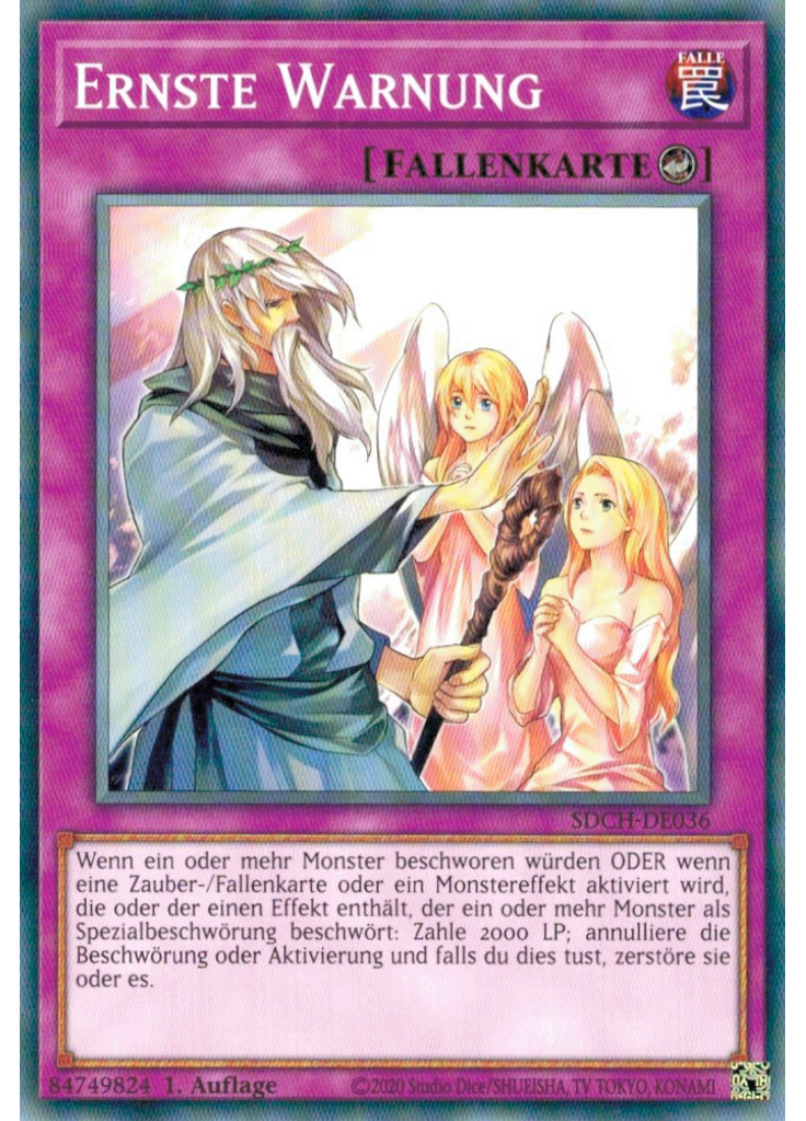 Ernste Warnung