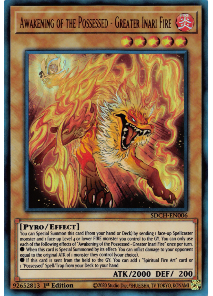 Awakening of the Possessed - Greater Inari Fire