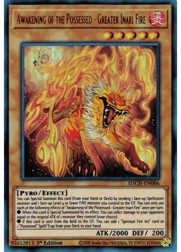 Awakening of the Possessed - Greater Inari Fire