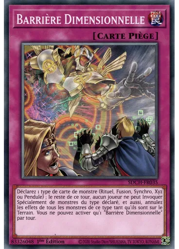 Barrière Dimensionnelle