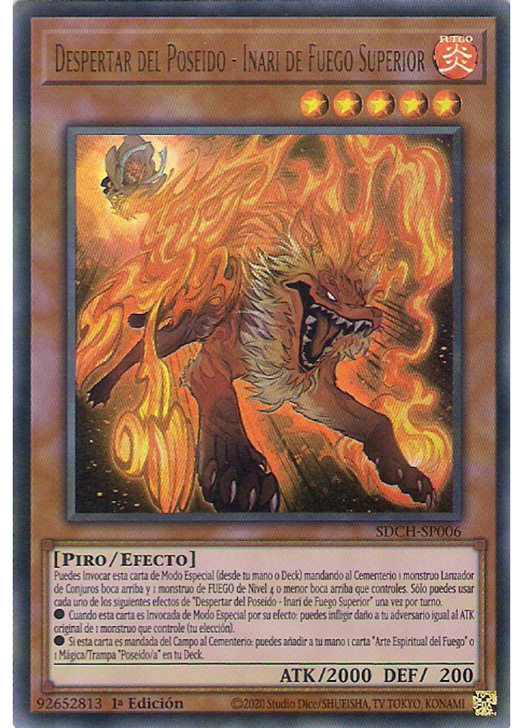 Despertar del Poseído - Inari de Fuego Superior