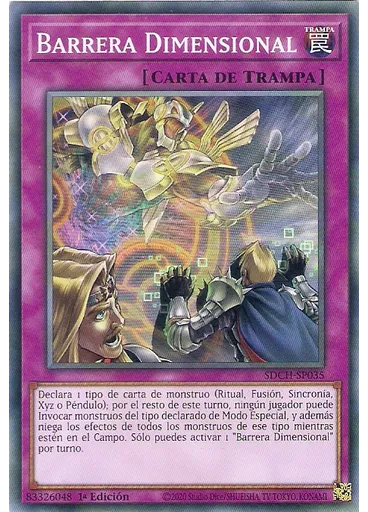 Barrera Dimensional