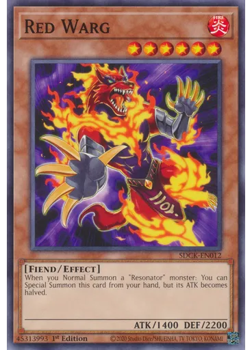 Red Warg — Structure Deck: The Crimson King