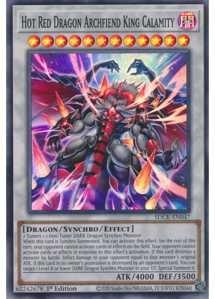 Hot Red Dragon Archfiend King Calamity