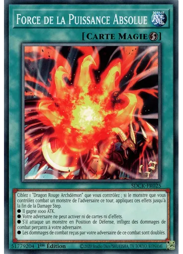 Force de la Puissance Absolue — Deck de Structure : Le Roi Cramoisi