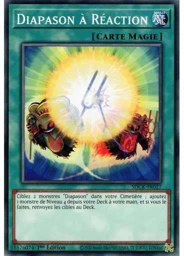 Diapason à Réaction