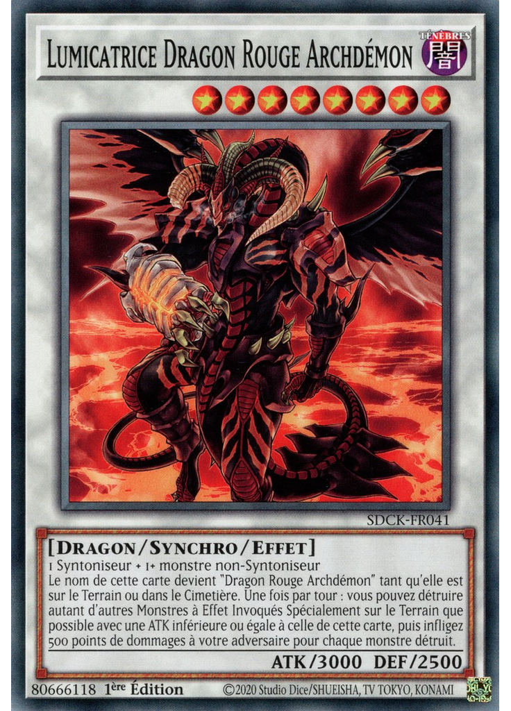 Lumicatrice Dragon Rouge Archdémon