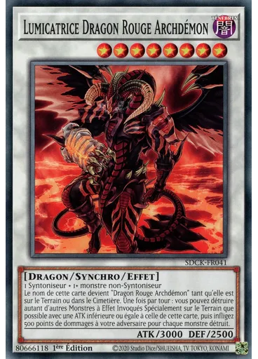 Lumicatrice Dragon Rouge Archdémon